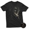 Smoking Grim Reaper Shirt Dark Gothic Skeleton TShirt Unisex T-Shirt