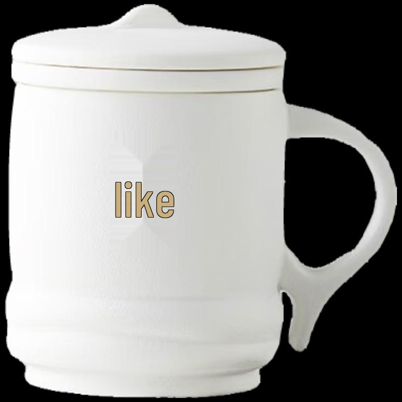 Rushi Qingyin Ceramic Tea Infuser Mug with Gift Box