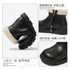 Girls shoes children's Martin short boots 2025 autumn and winter new velvet cotton shoes winter baby snow boots