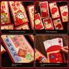 Blessing Chinese Snake Year Red Envelopes Cartoon Red Packet Lucky Money Pockets  Wedding Birthday