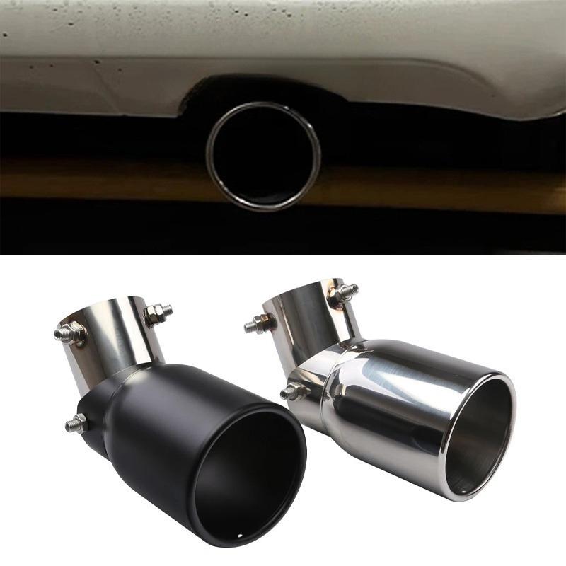Adjustable Muffler Tip Stainless Steel Exhaust Tip Muffler Nozzle Angle Tail Throat Car Accessory For 38mm-54mm Exhaust Pipe