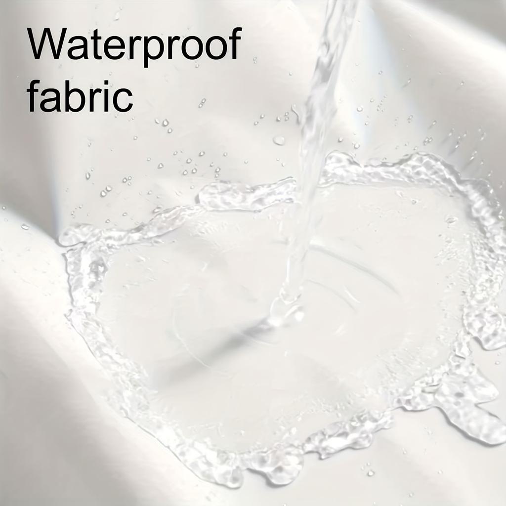 4 Stück Rose Segen Druck Wasserdichter Duschvorhang Mit 12 Haken Rutschfester Badezimmerteppich WC U-Form Matte Toilettendeckel Abdeckung