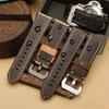 For Panerai Watch Strap Genuine Leather Band Men's Women's Original PAM111/441/312 Crazy Horse Belt 18mm 20mm 22mm 24mm 26mm Samsung Watch HUAWEI
