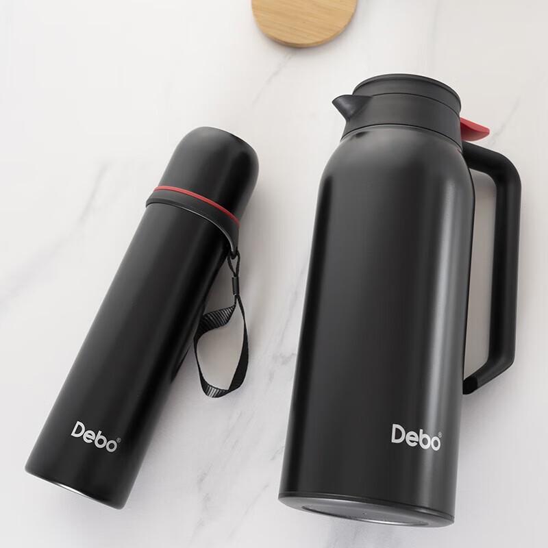 Debo Pilsen 304 Stainless Steel Insulated Pot and Cup Set