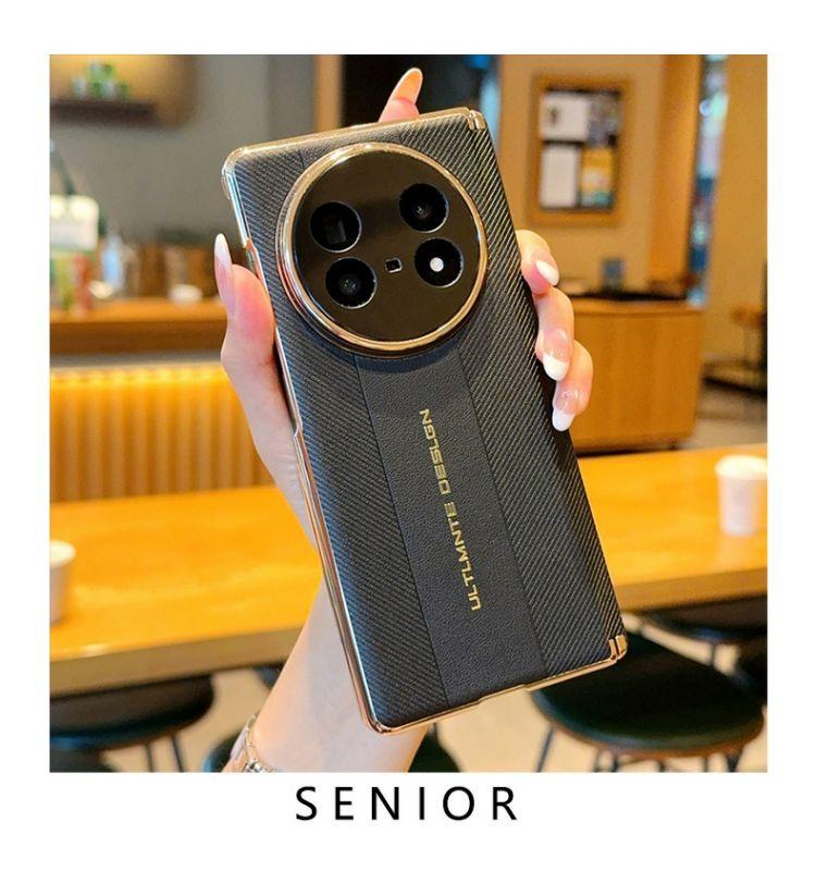 Luxury Sle Plating Bumper Magnetic Hinge Protect Case for VIVO X Fold 6 5 Plain Leather Lens Camera Protector Shockproof Cover