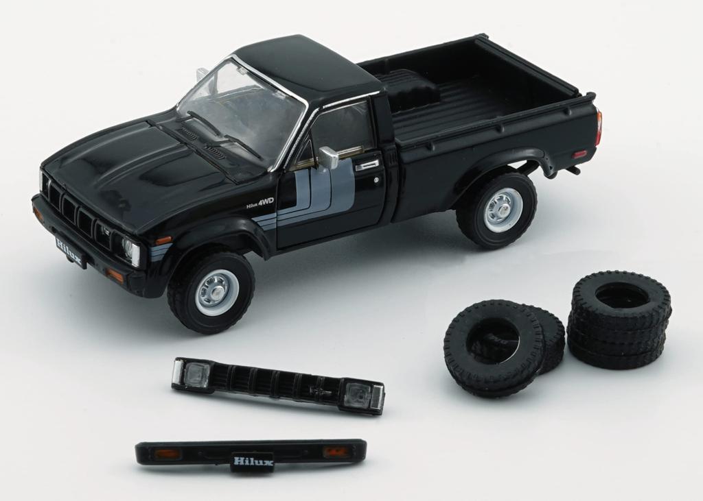 Scherer Designs BM CREATIONS Toyota Hilux Black RHD Finished Product 1/64