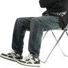Retro American High Street Washing Jeans Men's Loose and Handsome Casual Harlem Trousers