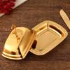 Metal Tray with Lid Dim Sum Dish Pastry Plate Fruit Plates Cake Stand Display Trays Jewelry Tray Decorative Plate Storage Trays