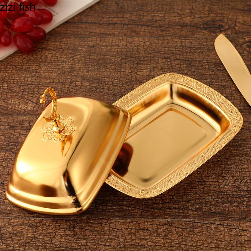 Metal Tray with Lid Dim Sum Dish Pastry Plate Fruit Plates Cake Stand Display Trays Jewelry Tray Decorative Plate Storage Trays
