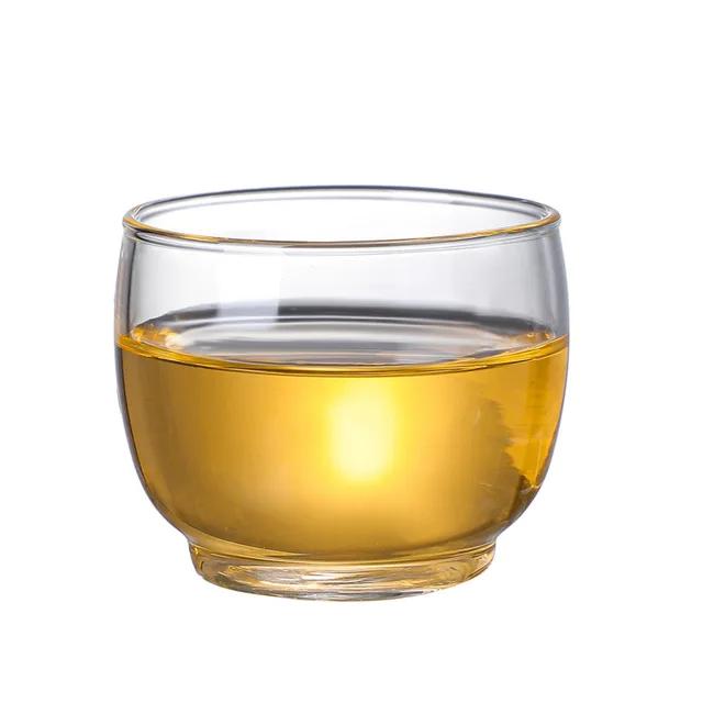 High Temperature Resistance Glass Teapot With Anti-scalding Handle Office Used Tea Cup Transparent Kettle