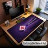 Large Mouse Pad Fiorentina FC Print Custom Name Text Desk Mat for Office Gaming