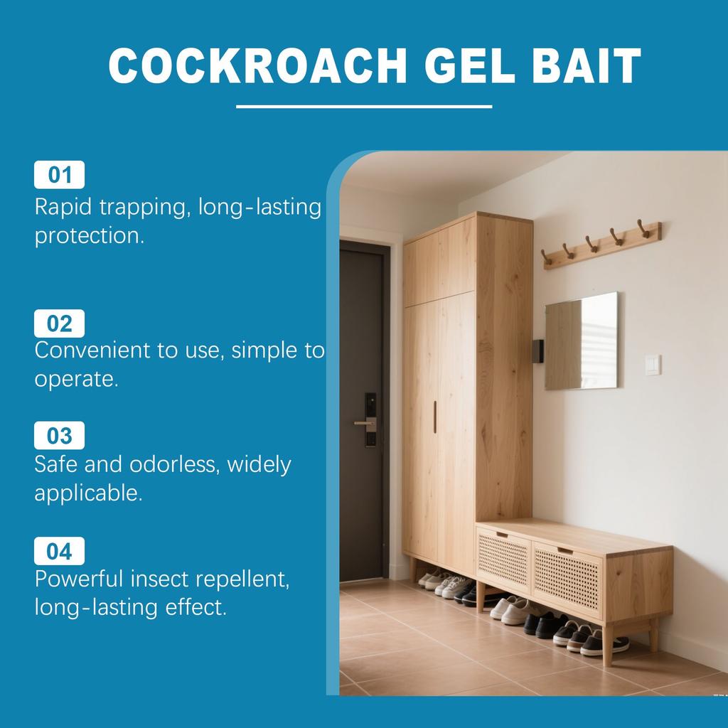 Cockroach Ointment, Household Insecticide, And Odorless For Home Use, Kitchen, Bathroom, Door, Courtyard