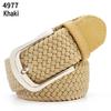 Unisex Braided Elastic Belt, Plus Size, Versatile and Casual