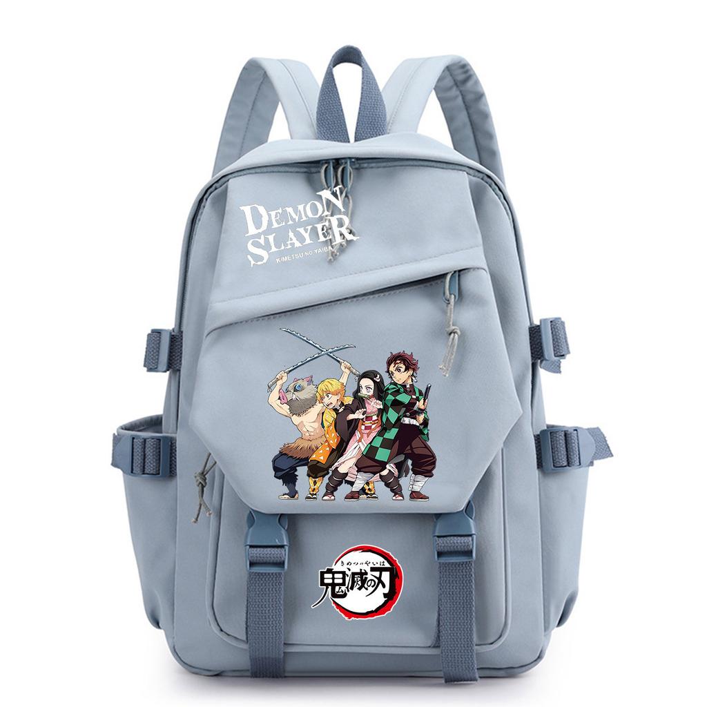 Anime surrounding ghost annihilation blade Tanjiro junior high school high school student schoolbag backpack Oxford cloth male and female
