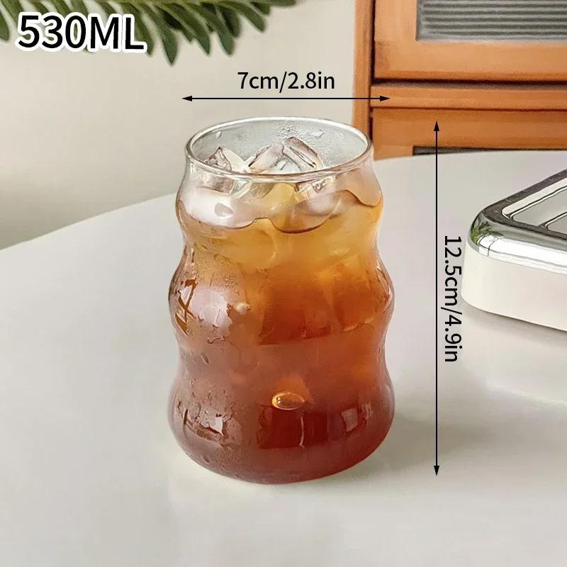 INS Grapes Glass Cup Coffee Mug Heat Resistant Tumbler Drinking Glass Iced Coffee Cup Summer Winter Drinkware Housewarming Gifts