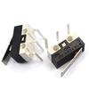20Pcs Micro Limit Switch 3Pins Long Handle Roller Lever Arm SPDT Momentary Push Button Switch for Mouse DIY Accessories