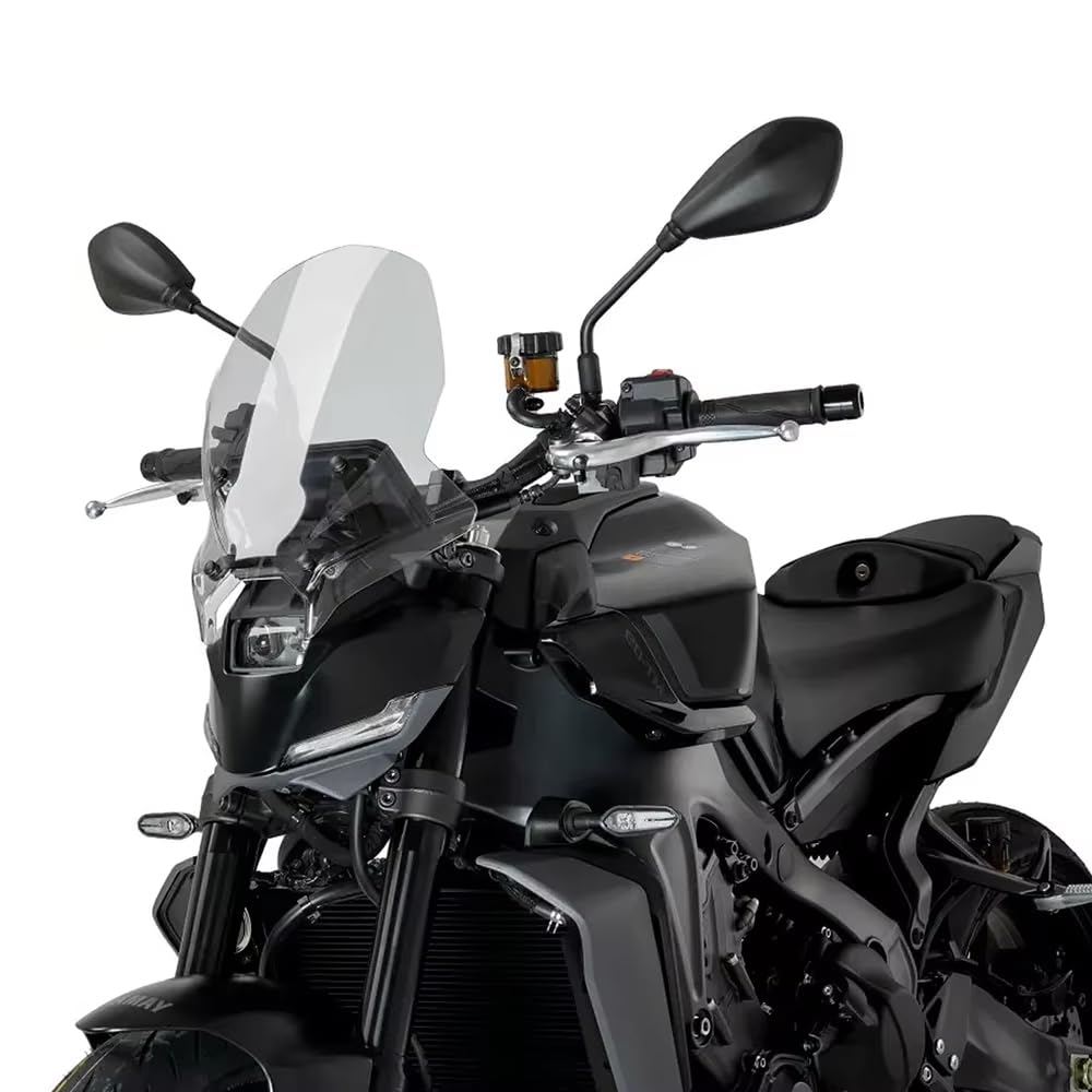 Motorcycle Windshield Visor Deflector Fairing Riser Spoiler for 2024 2025 and MT09 SP 2024 2025 MT-09 (Clear) [Used]