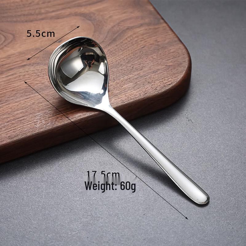 DajuJiang Golden Stainless Steel Long-Handled Soup Spoon