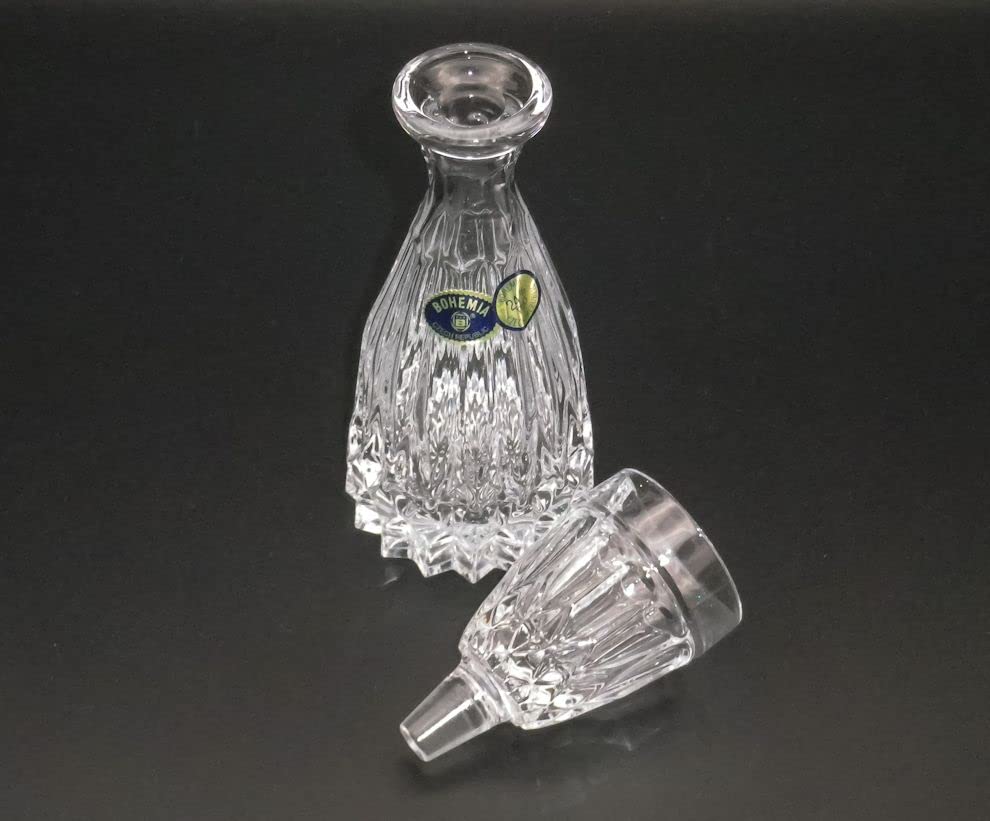 Bohemian Glass Crystal Glass Decanter "Drop" 140ml (Product Code: 43500-36500-014)