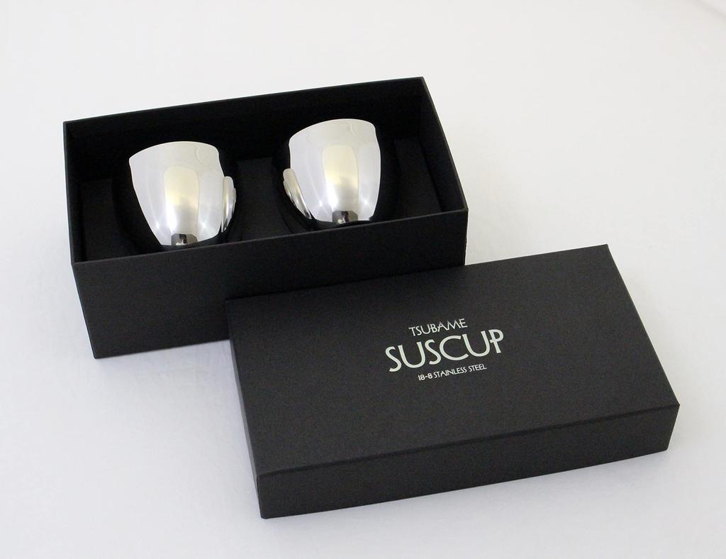Asahi TSUBAME SUSCUP Double Cup 70ml Set of 2 Gift Package Specifications