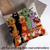 pc Cute Cartoon Animal Throw Pillow Cover D DoubleSided Print Soft Polyester Cushion Case for Home Sofa Bedroom Car Decor