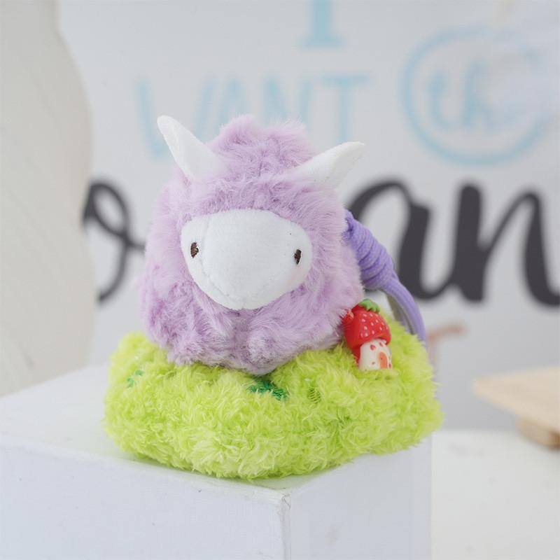 Plush Sheep Keychain With Pp Cotton Filling For Kids And Adults