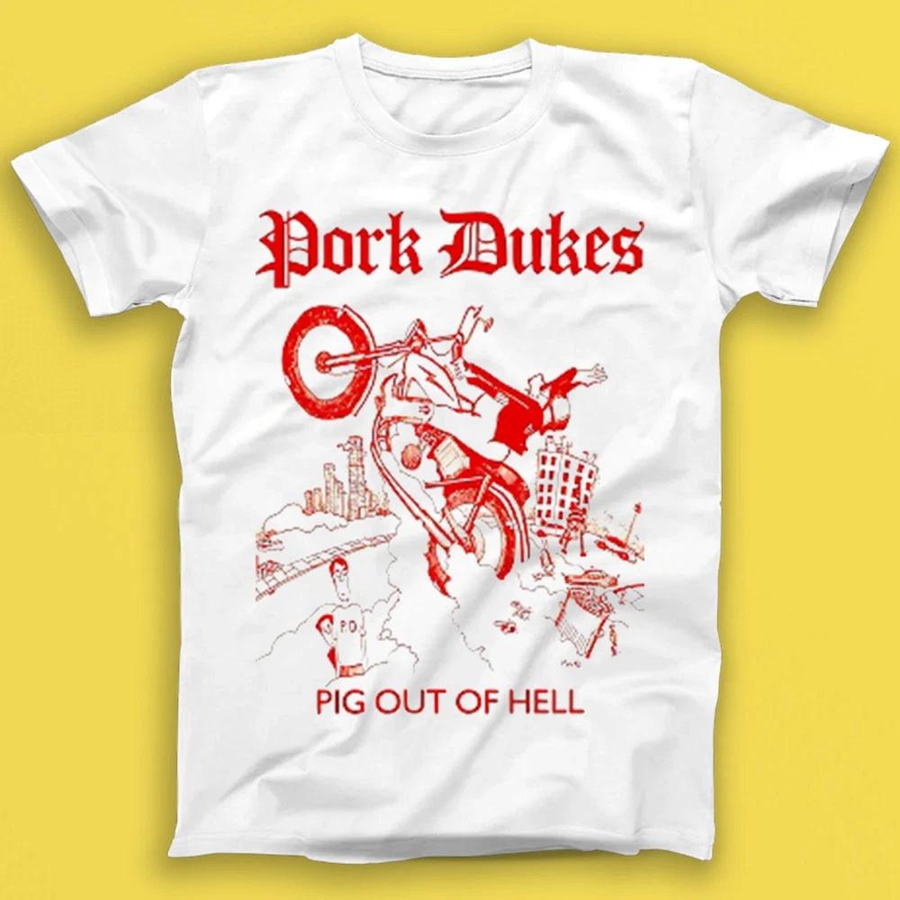Pork Dukes Pig Out Of Hell Music Gift Tee Tshirt T2195 S