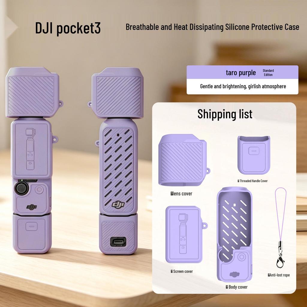 Silikonowe etui ochronne DJI Osmo Pocket 3 na gimbal i obiektyw aparatu