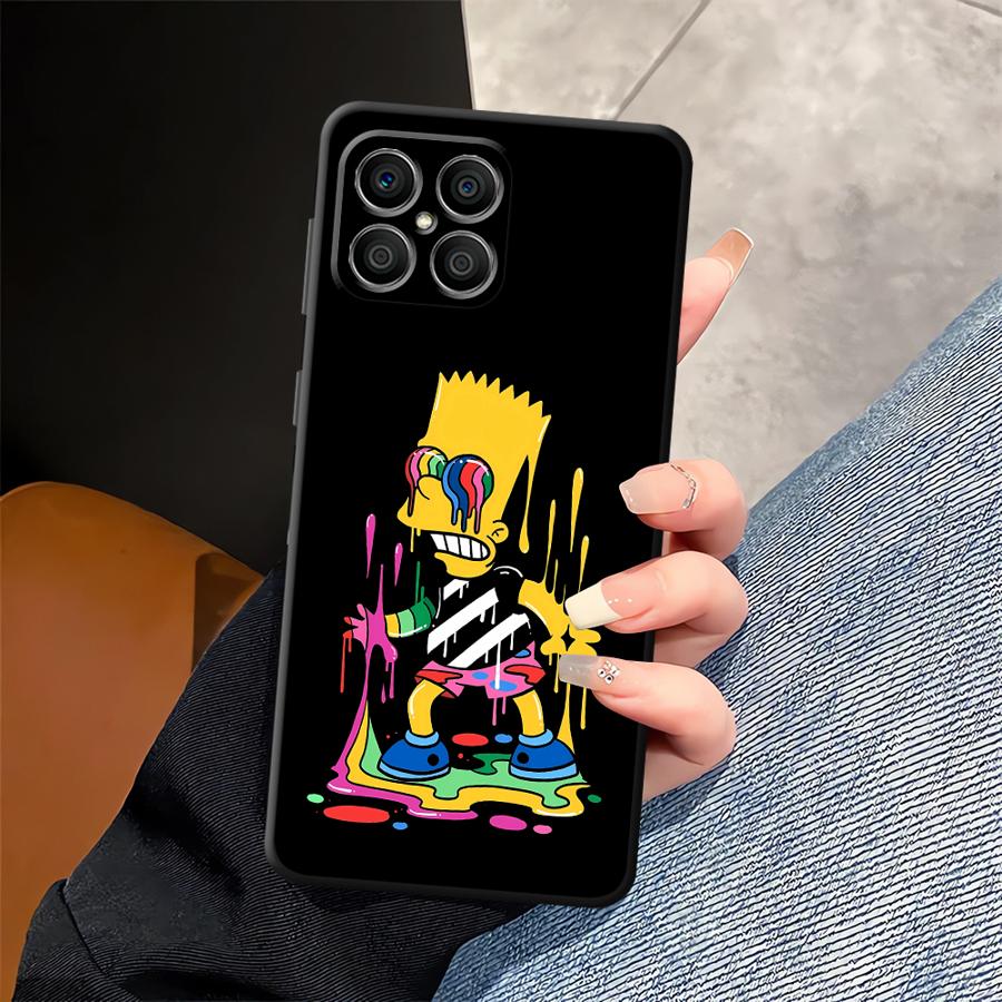 Cute S-simpsons Cartoon Funda Phone Cover Case for Honor X6 X8 X7 90 X5b X9a 70 Magic5Lite 8X 200 400 Lite