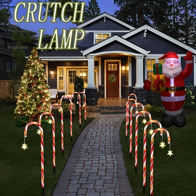 Solar-Powered Candy Cane Christmas Lights, with 8 Modes - Perfect for Lawn, Yard, Garden & Xmas Tree, Christmas Decor