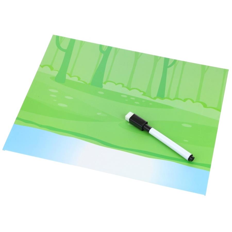 Puzzle Magnetic Dry Erase Board Puzzle Safari Animals 60 pcs.