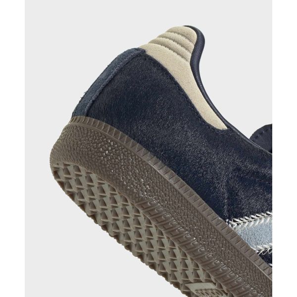 adidas Samba OG At Kılı Paketi - Gece İndigo Açık Gökyüzü Kadın Spor Ayakkabıları Mavi Dokunsal-Mavi JS3934