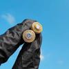 Round Full Zircon Stud Earrings Punk Hip Hop Fashion Jewelry For Men And Women