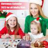 Christmas 24 Days Countdown Advent Calendar Rocks, Gemstone Advent Calendar Healing Crystals Christmas Countdown Calendar 2023 for Girls Boys, Kids