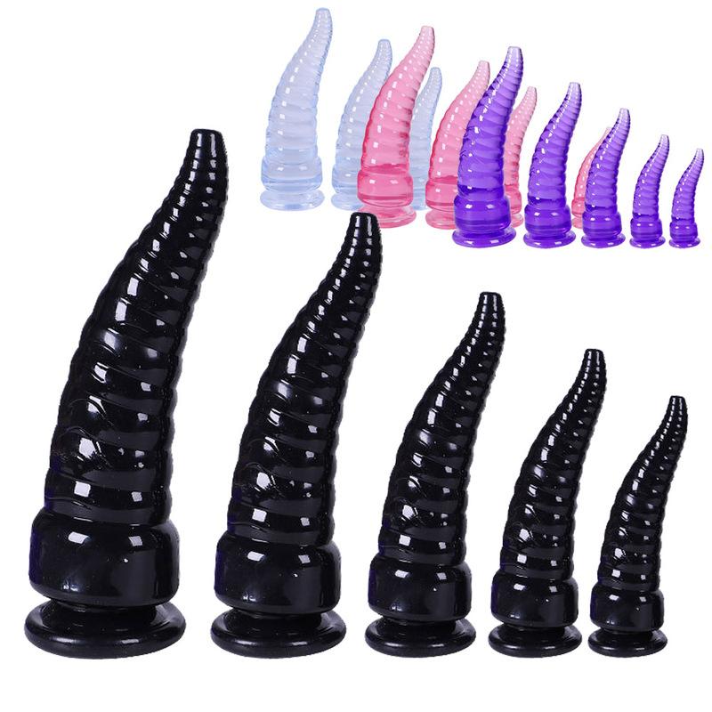 Octopus Tentacle Dildo Anal Plug Butt Dilator with Big Suction Cup Sex Toys for Women Men Anus Expander Prostate Massage