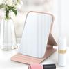 Pink Cover Stand Square Mirror Small