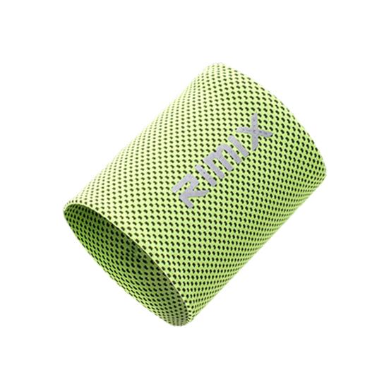 

Спортивный браслет Универсальный эластичный простой в использовании охлаждающий браслет Благоприятный для кожи спортивный охлаждающий браслет Поглощающий пот браслет зелёный