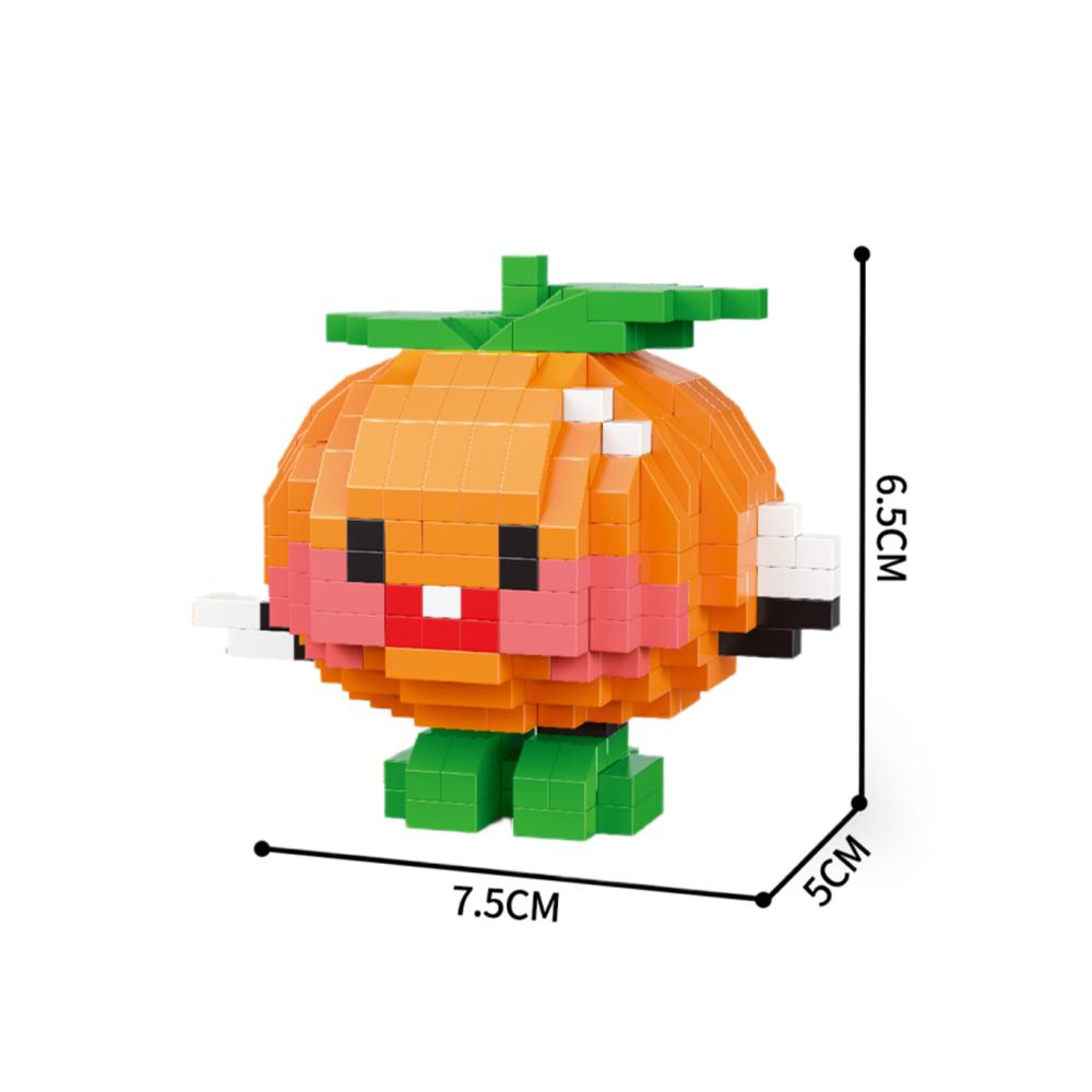 Fun Fruit 3D Micro Mini Building Block Toys, Cultivate Logical Thinking, Eco Friendly ABS Material, Children's Birthday Gifts