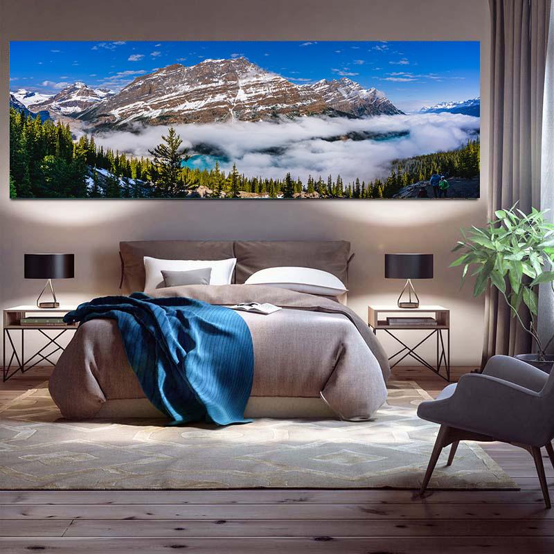 Canvas Painting Snow Mountain Landscape Canvas Prints Art Canvas Wall Art Poster Poster Wall Art Decor Posters For Living Room Bedroom Prints Picture