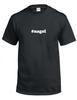 #nagel T-Shirt Hashtag Nagel Funny Gift Black White Cotton Tee Shirt