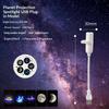 Planet Galaxy Projector USB Powered Flexible Neck Multi Patterns Star Light Gift for Astronomy Enthusiasts