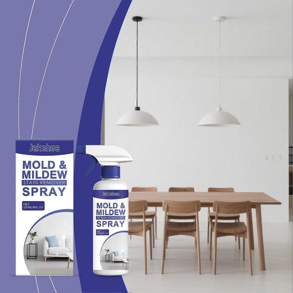 Professional Mold Remover Spray Tile Grout Mildew Cleaner Instant Deep Penetration Long-Lasting Multi-Surface Safe for Bath Basement Kitchen