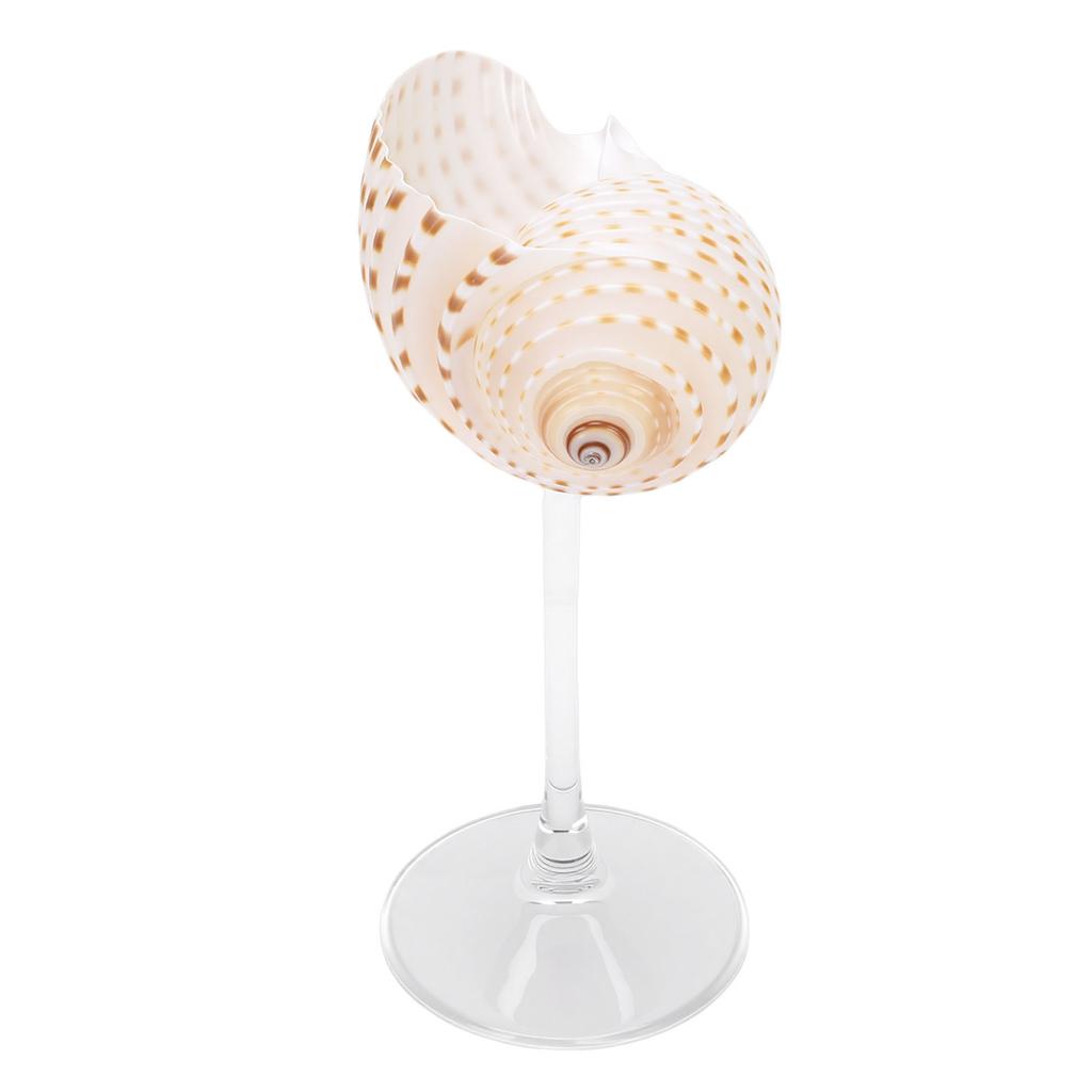 Conch Shell Wine Glass Elegant Unique Creative Drinking Goblet Cocktail Drinks Cup for Wedding Party Bar