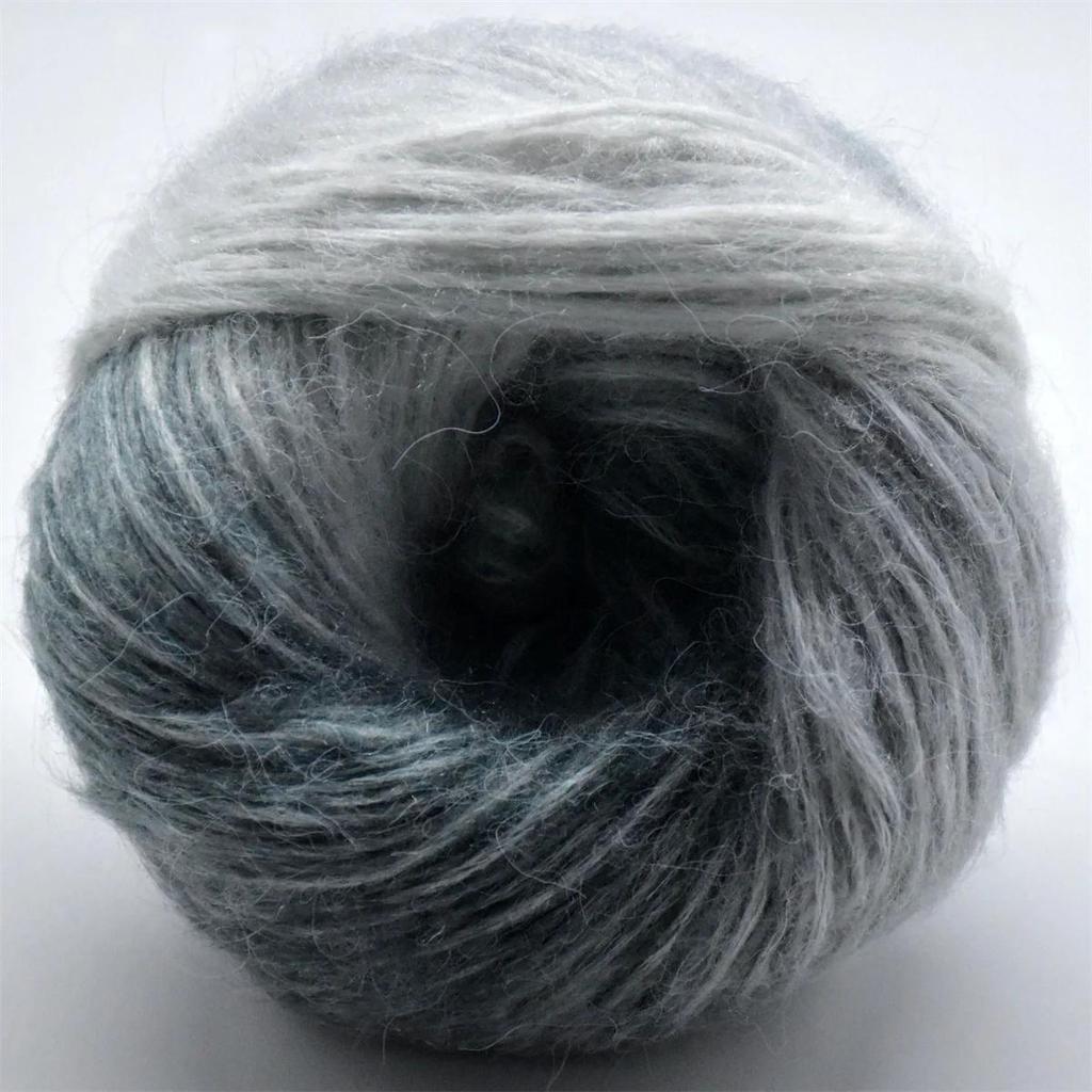 6pz 300g/10,56oz Filato di Mohair Super Morbido Extra Spesso Lavorazione a Maglia Uncinetto Lana Bundle di Filati Vivaci per Sciarpe Scialli Coperte Maglioni Artigianato Fai-da-te
