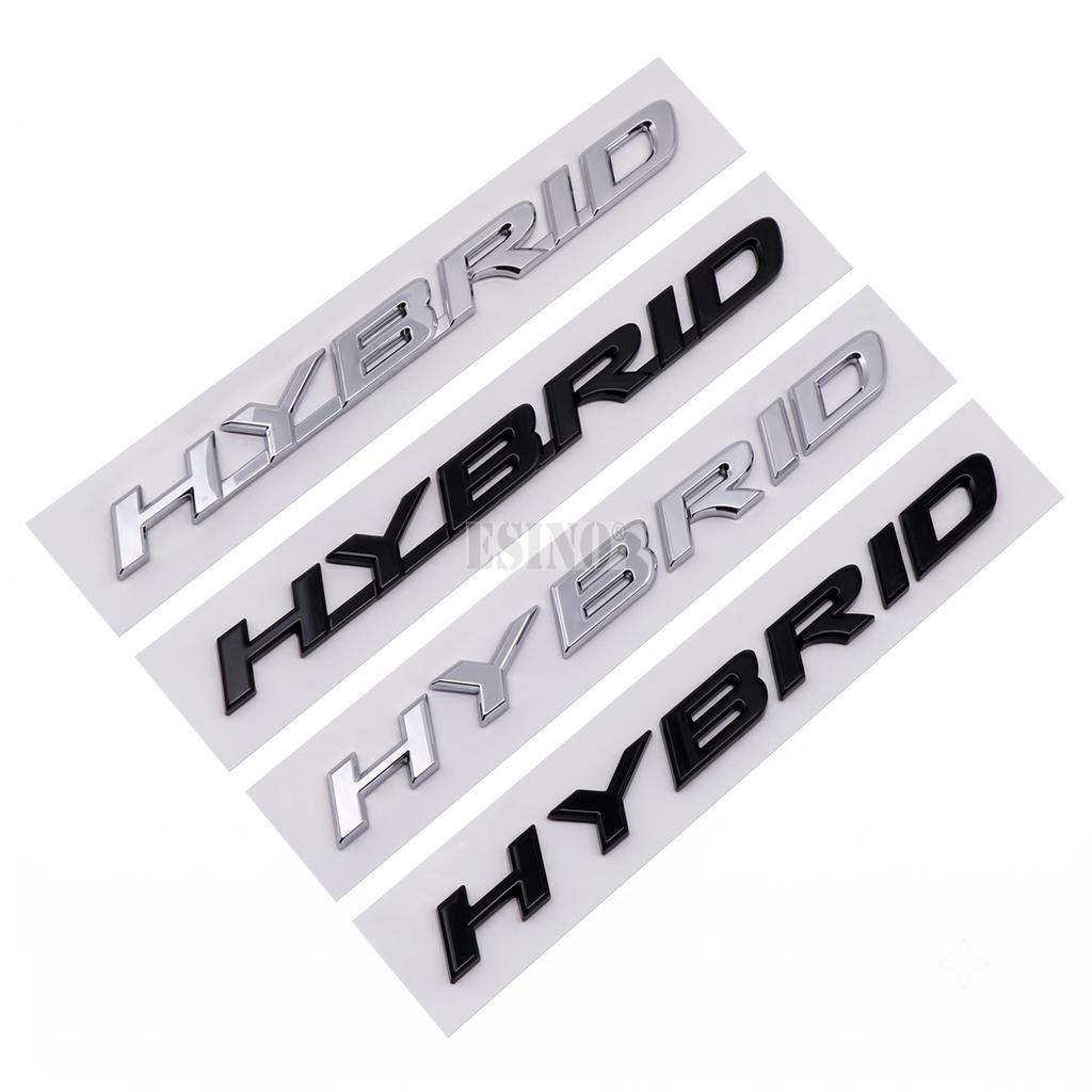 3D ABS 18.9cm HYBRID Emblem Badge Car Body Trunk Sticker Decal For Lexus CT200h RX450h ES300h Auto Accessories GE8