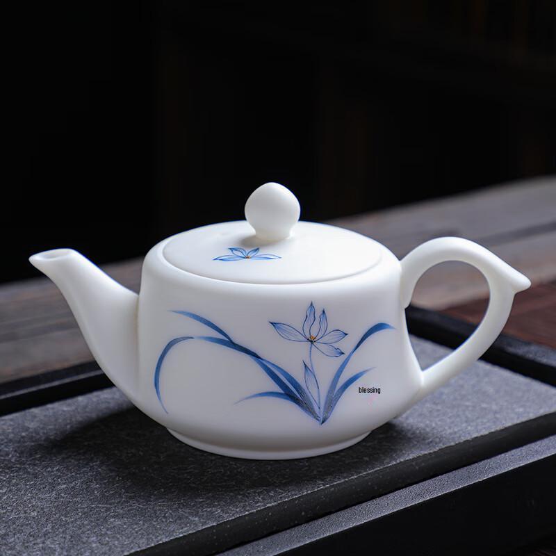 Tuopai 11-Piece Unglazed White Porcelain Tea Set