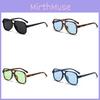 New Pilot Style Oversized Aviator Sunglasses With Blue Lenses For Outdoor Sports And Fashion