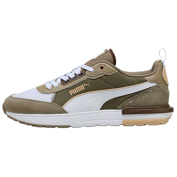 Puma R22 Versatile Comfortable Low-Top Casual Shoes Unisex Sneakers Brown 383462-52
