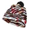 Christmas Pom Pom Knit Hat - Unisex Winter New Year Red Hat