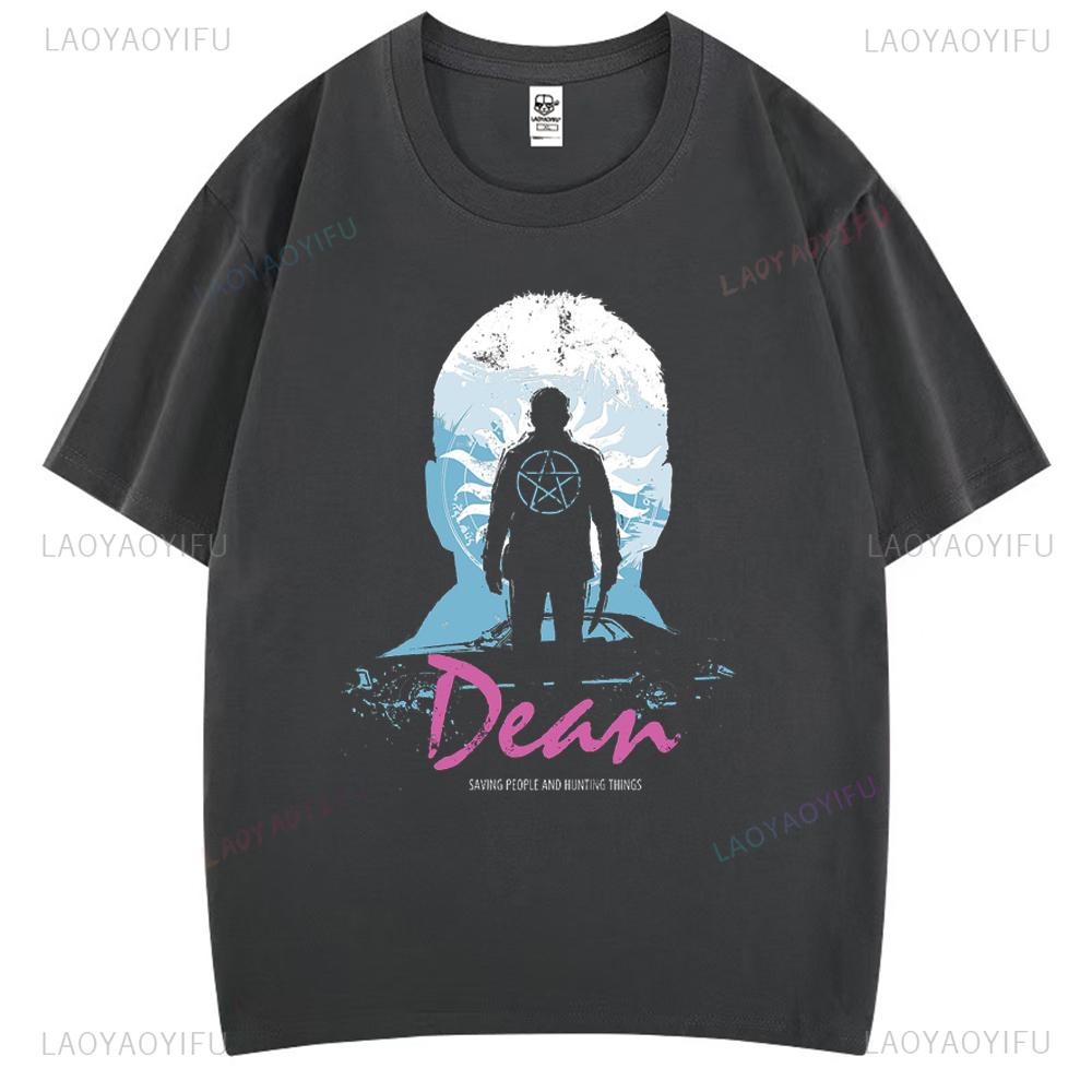 Klasické Vintage Filmové Nadpřirozené Tričko Ženy Muži Komiks Vysoce Kvalitní Bavlna Ležérní Top Dámské Harajuku Streetwear Oblečení